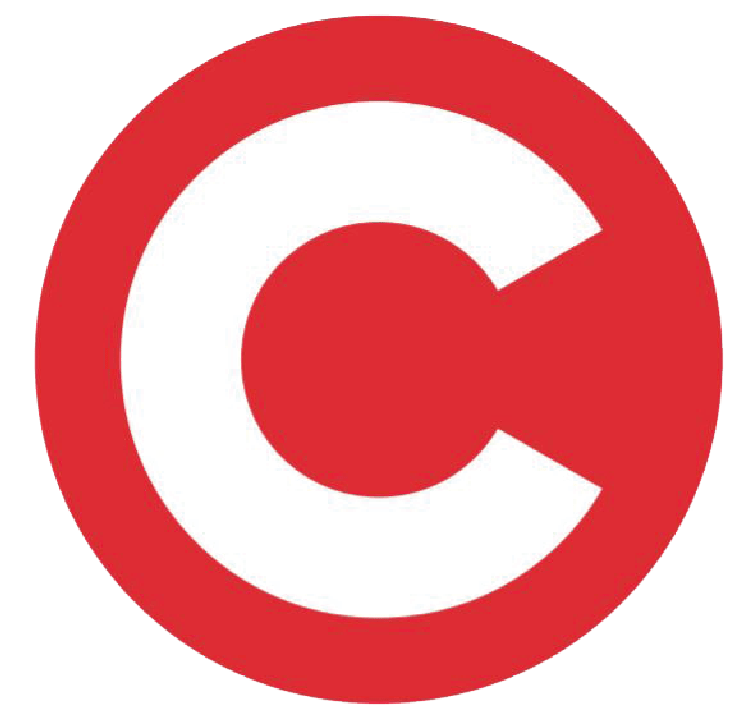 Red C symbol for Durham Road User Charge Zone Red 'C' symbol for Durham Road User Charge Zone