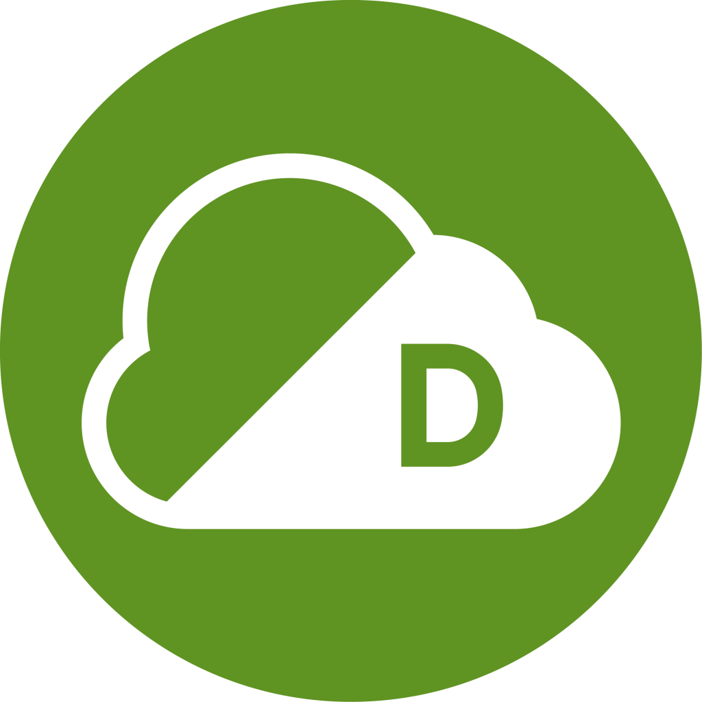 Parth Aer Glân Symbol_D NEWYDD Icon of a white cloud in a green circle of a Clean Air Zone with the letter D indicating a Class D charging zone